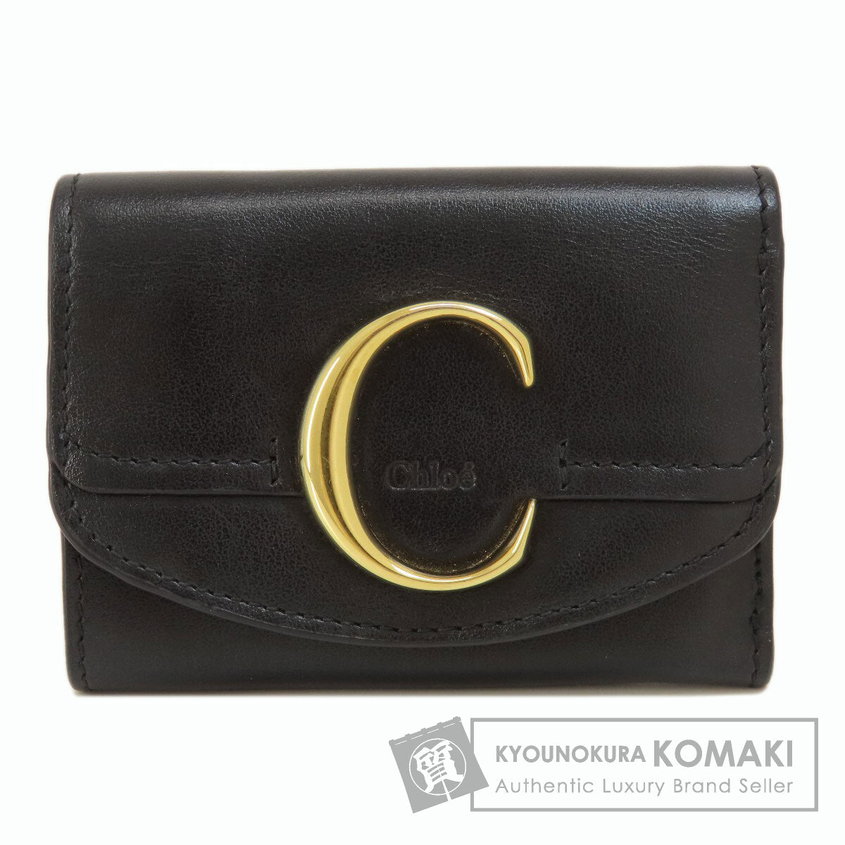 CHLOE   Bifold Wallet with Coin Pocket Chloe C Leather Ladies