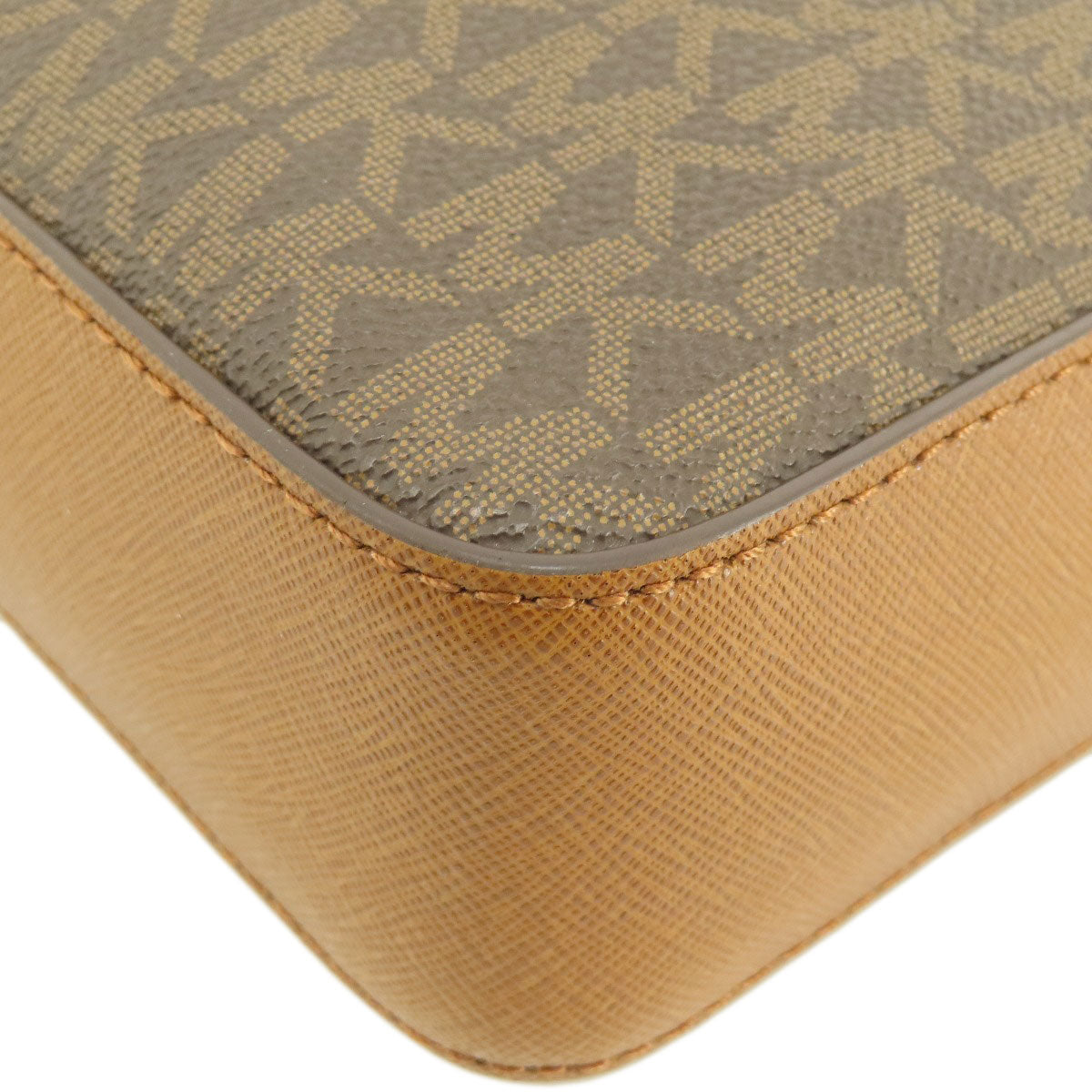 Michael Kors MK signature Shoulder Bag Leather Coated CanvasLadies [Used]