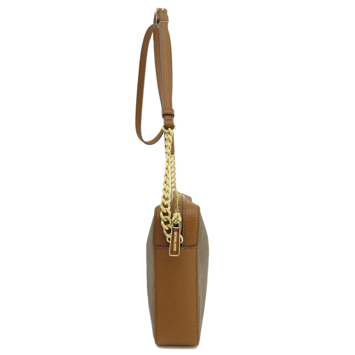 Michael Kors MK signature Shoulder Bag Leather Coated CanvasLadies [Used]