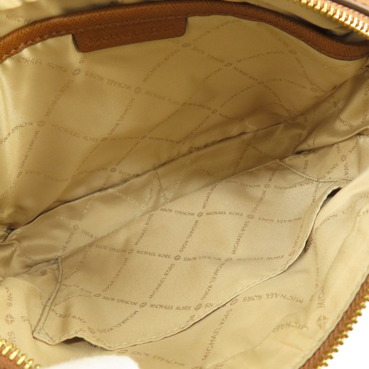 Michael Kors MK signature Shoulder Bag Leather Coated CanvasLadies [Used]