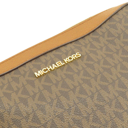 Michael Kors MK signature Shoulder Bag Leather Coated CanvasLadies [Used]
