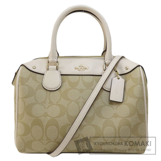 COACH  F58312 Handbag Signature 2WAY PVC Ladies