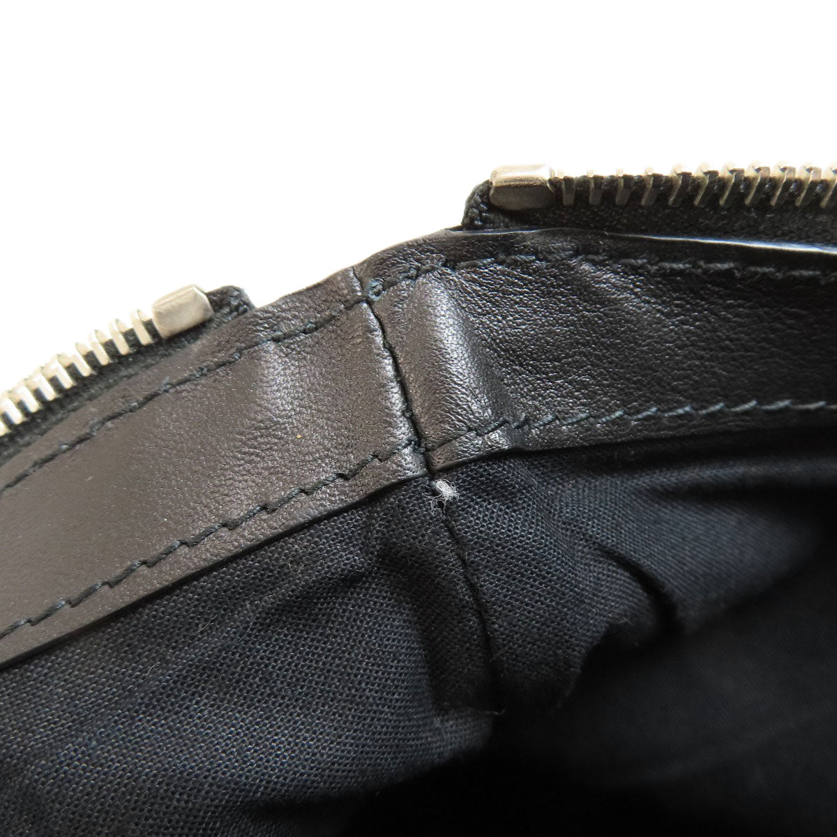 BALENCIAGA 373834 logo Clutch bag Leather Ladies [Used]