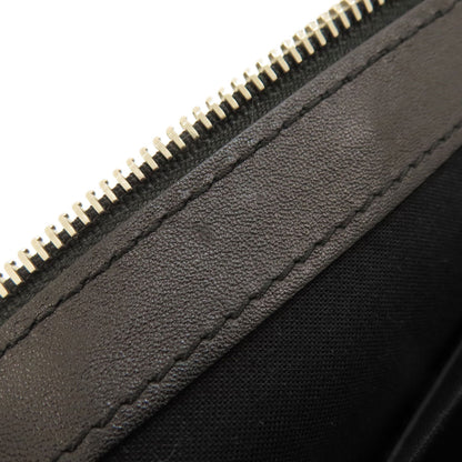 BALENCIAGA 373834 logo Clutch bag Leather Ladies [Used]