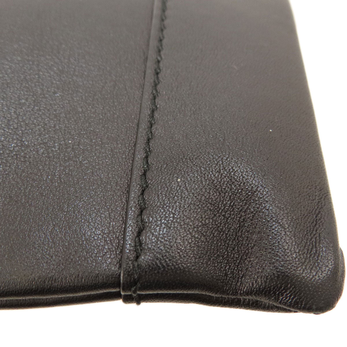 BALENCIAGA 373834 logo Clutch bag Leather Ladies [Used]