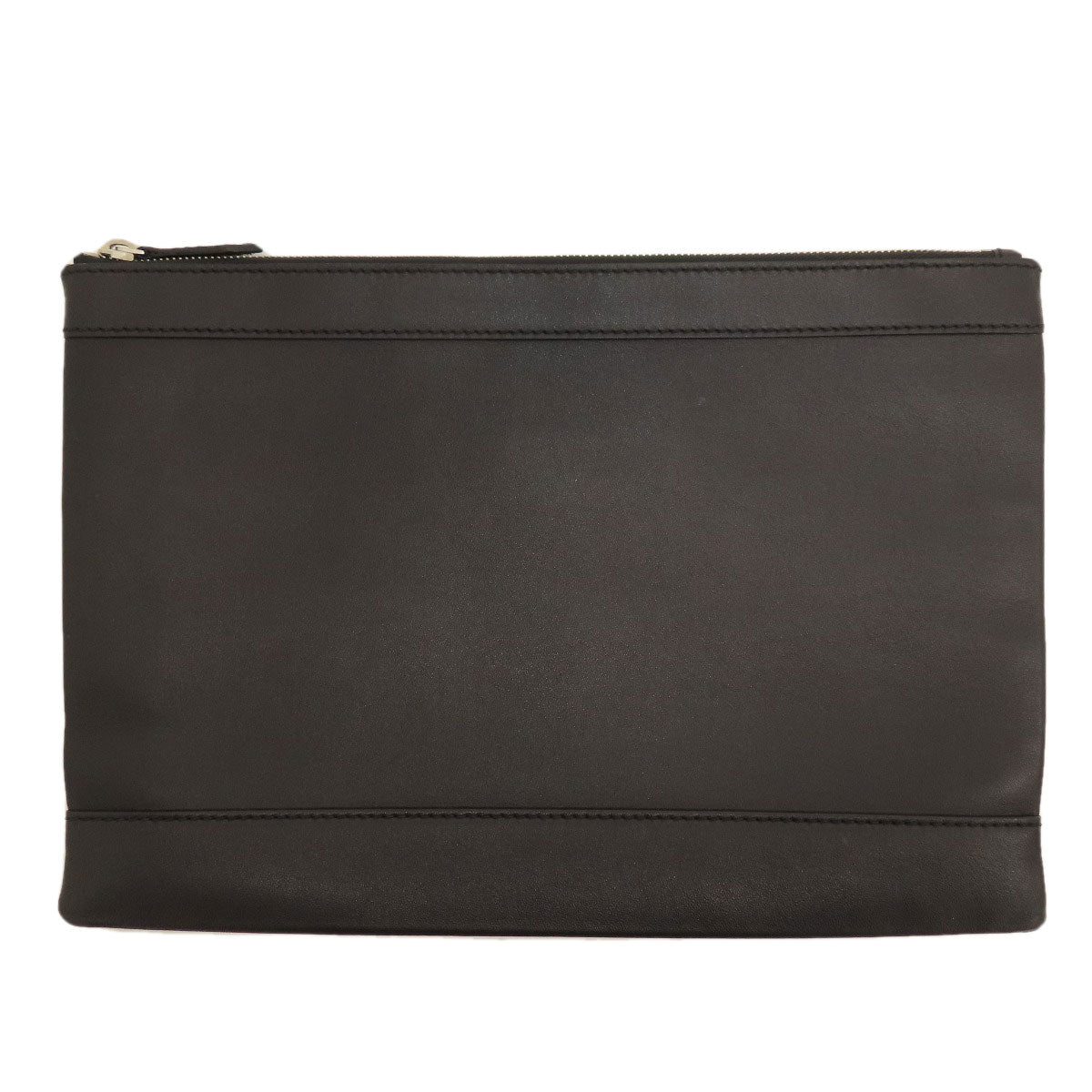 BALENCIAGA 373834 logo Clutch bag Leather Ladies [Used]