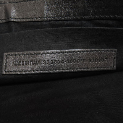 BALENCIAGA 373834 logo Clutch bag Leather Ladies [Used]