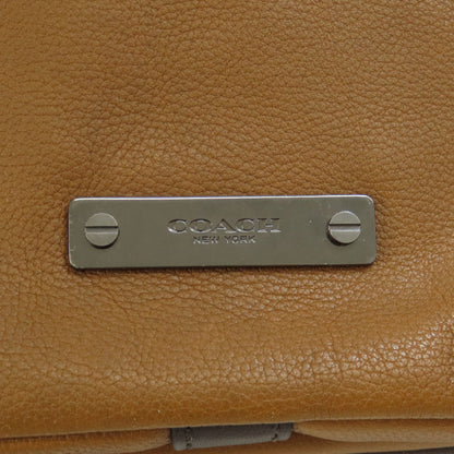 COACH  71359 Shoulder Bag logo Leather mens