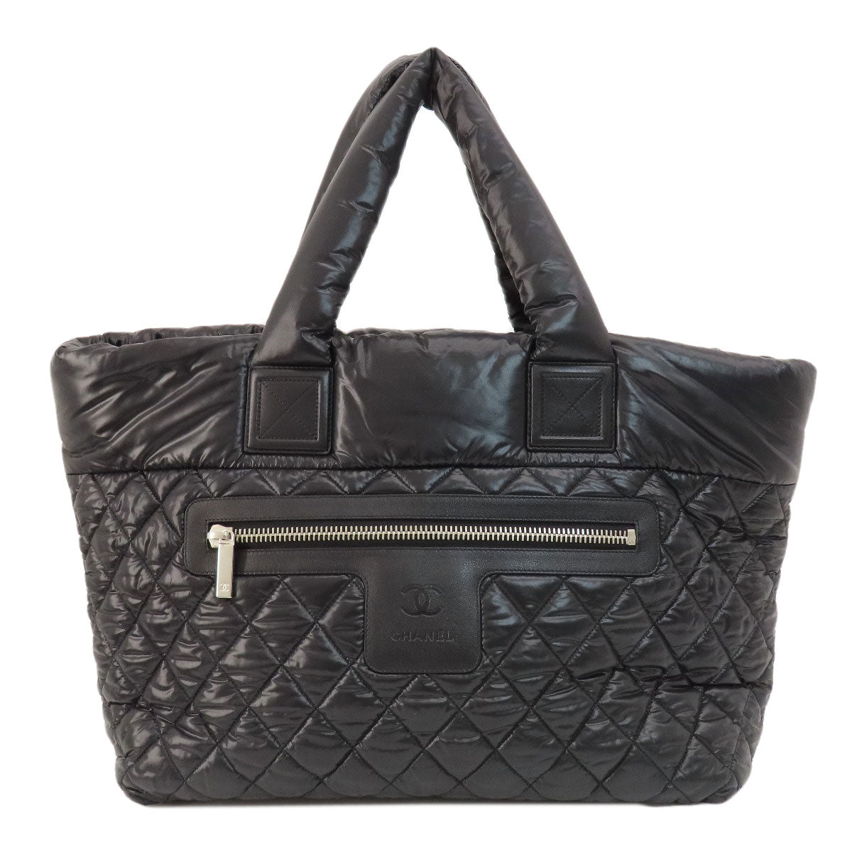 CHANEL Cocoko Koon SilverHardware Handbag Nylon Ladies [Used]