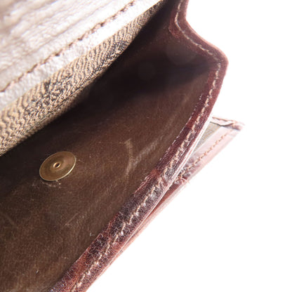 MULBERRY Mini wallet embossed coin purse Leather Ladies [Used]