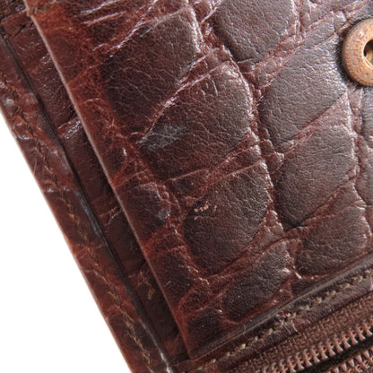 MULBERRY Mini wallet embossed coin purse Leather Ladies [Used]