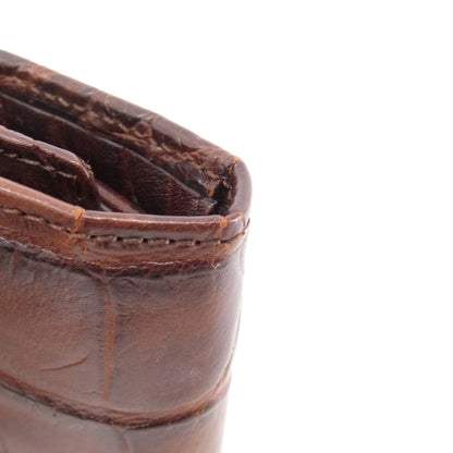 MULBERRY Mini wallet embossed coin purse Leather Ladies [Used]