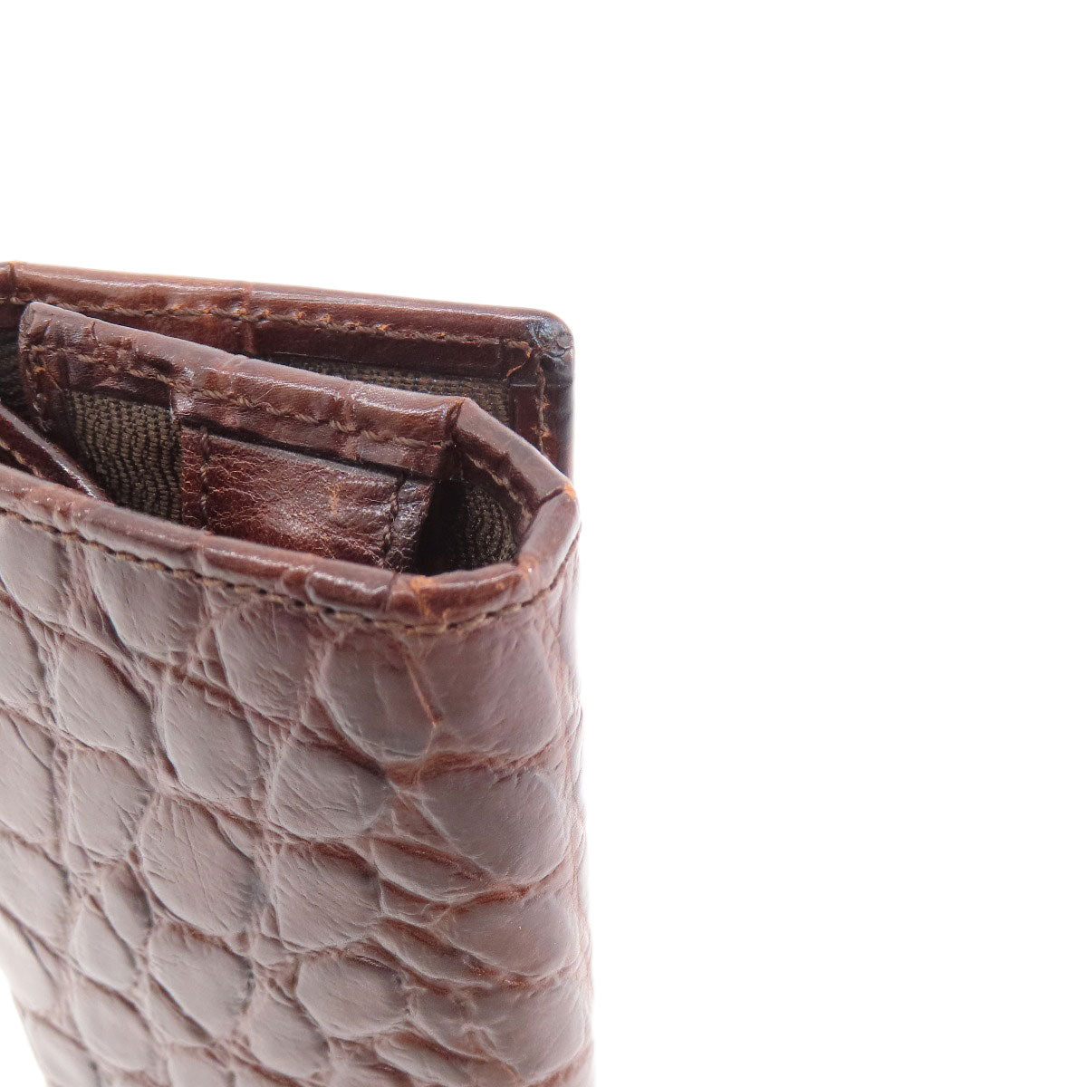 MULBERRY Mini wallet embossed coin purse Leather Ladies [Used]