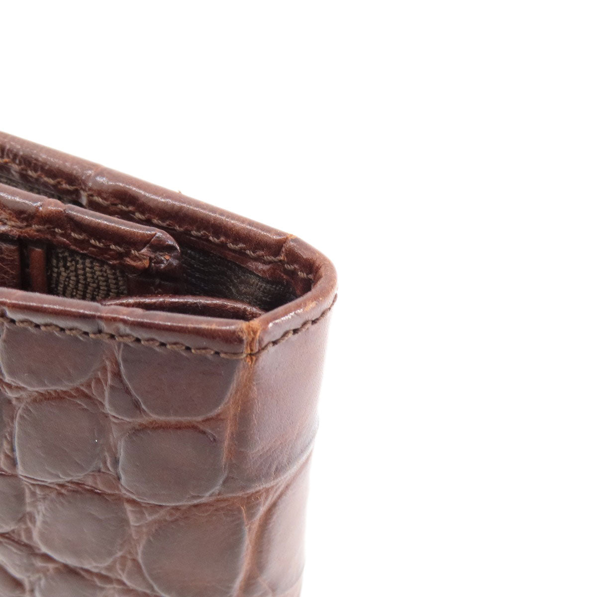 MULBERRY Mini wallet embossed coin purse Leather Ladies [Used]