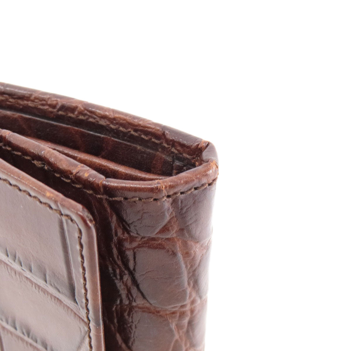 MULBERRY Mini wallet embossed coin purse Leather Ladies [Used]