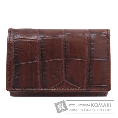 MULBERRY Mini wallet embossed coin purse Leather Ladies [Used]