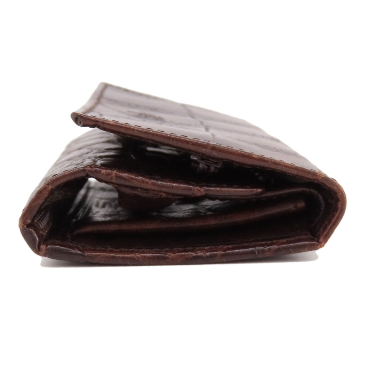 MULBERRY Mini wallet embossed coin purse Leather Ladies [Used]