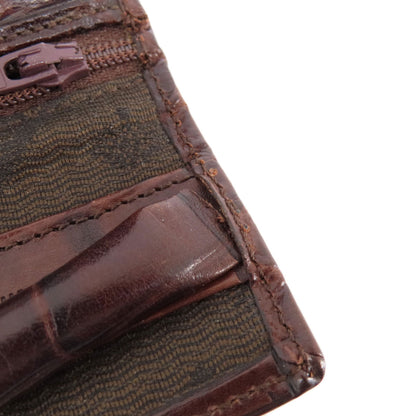 MULBERRY Mini wallet embossed coin purse Leather Ladies [Used]