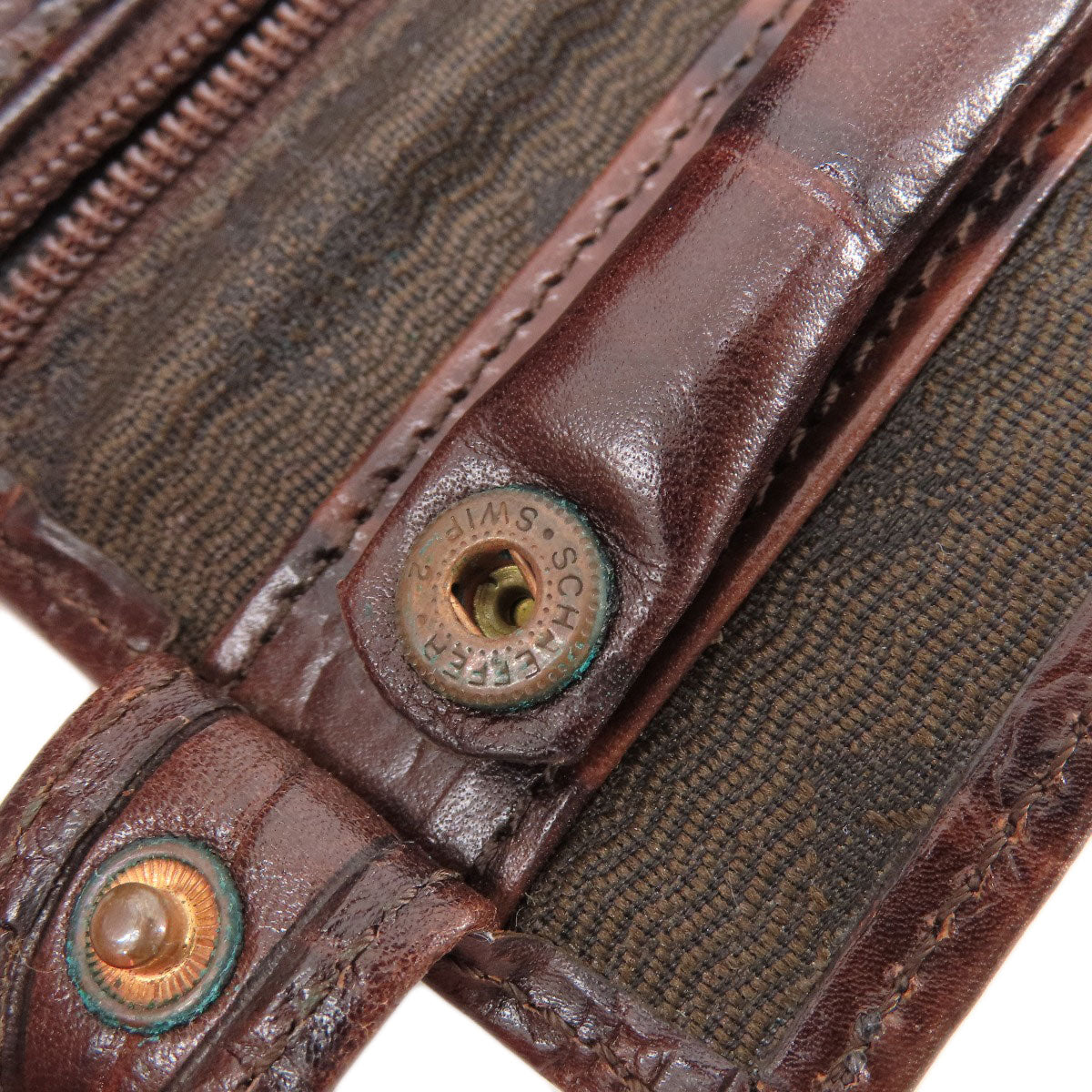 MULBERRY Mini wallet embossed coin purse Leather Ladies [Used]