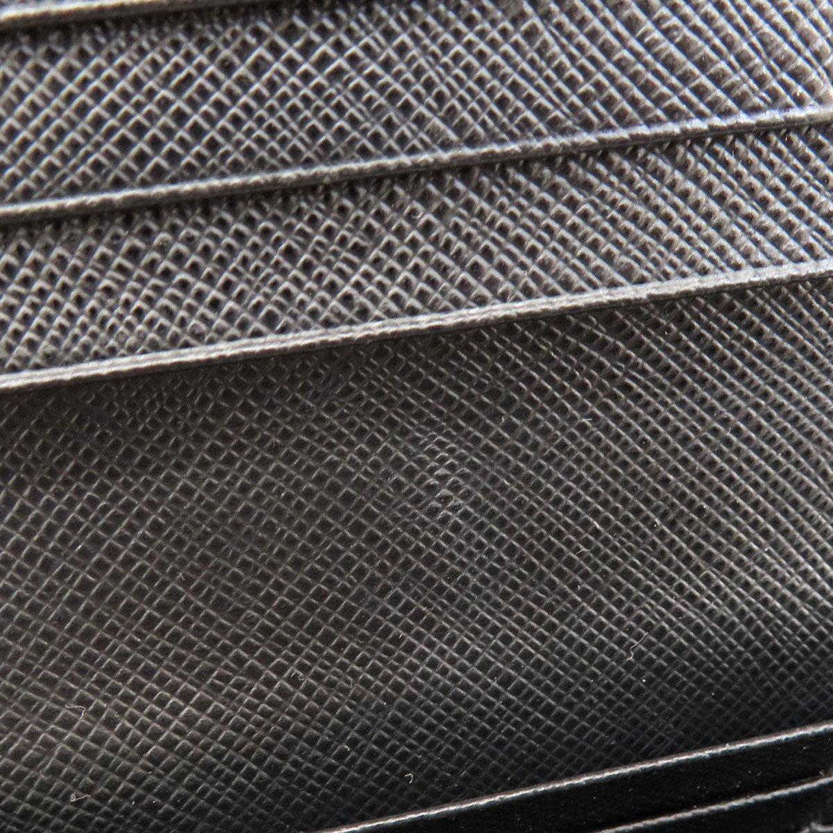 PRADA Logo Safiano Long wallet (with coin pocket) Leather Ladies [Used]