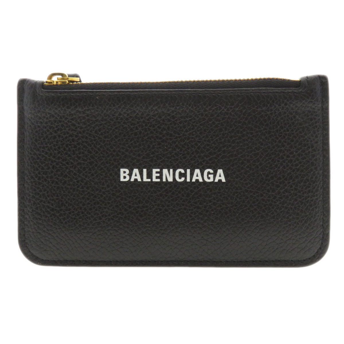 BALENCIAGA 594214 Logo motif coin purse Calf Ladies [Used]