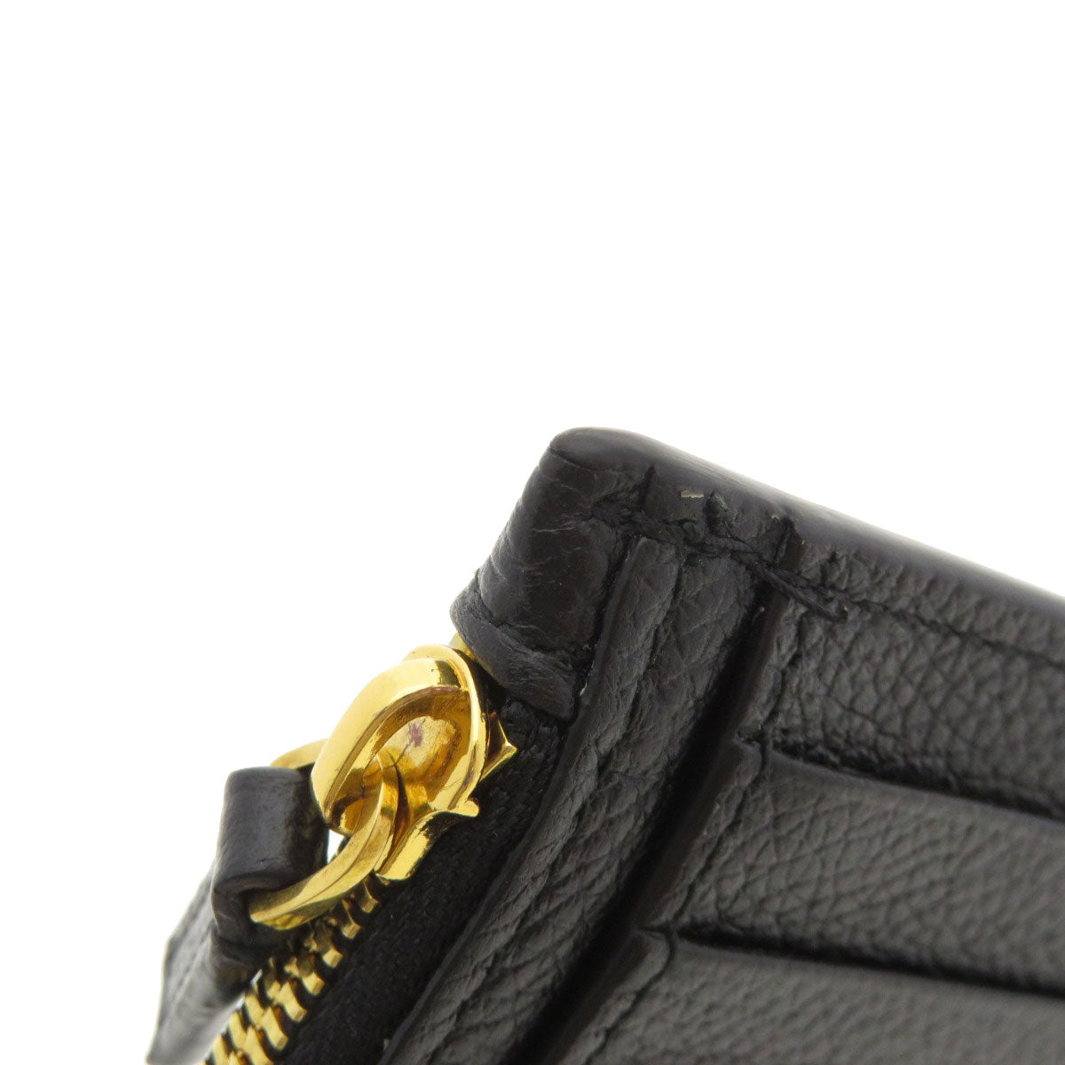 BALENCIAGA 594214 Logo motif coin purse Calf Ladies [Used]