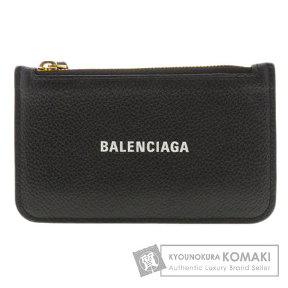 BALENCIAGA 594214 Logo motif coin purse Calf Ladies [Used]