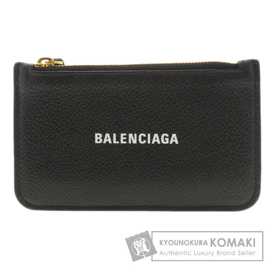 BALENCIAGA 594214 Logo motif coin purse Calf Ladies [Used]