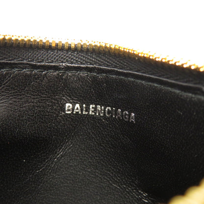 BALENCIAGA 594214 Logo motif coin purse Calf Ladies [Used]