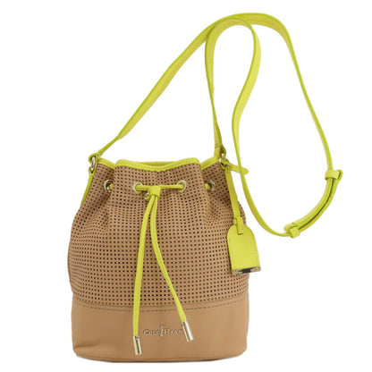 Cole Haan logo Shoulder Bag Leather Ladies [Used]