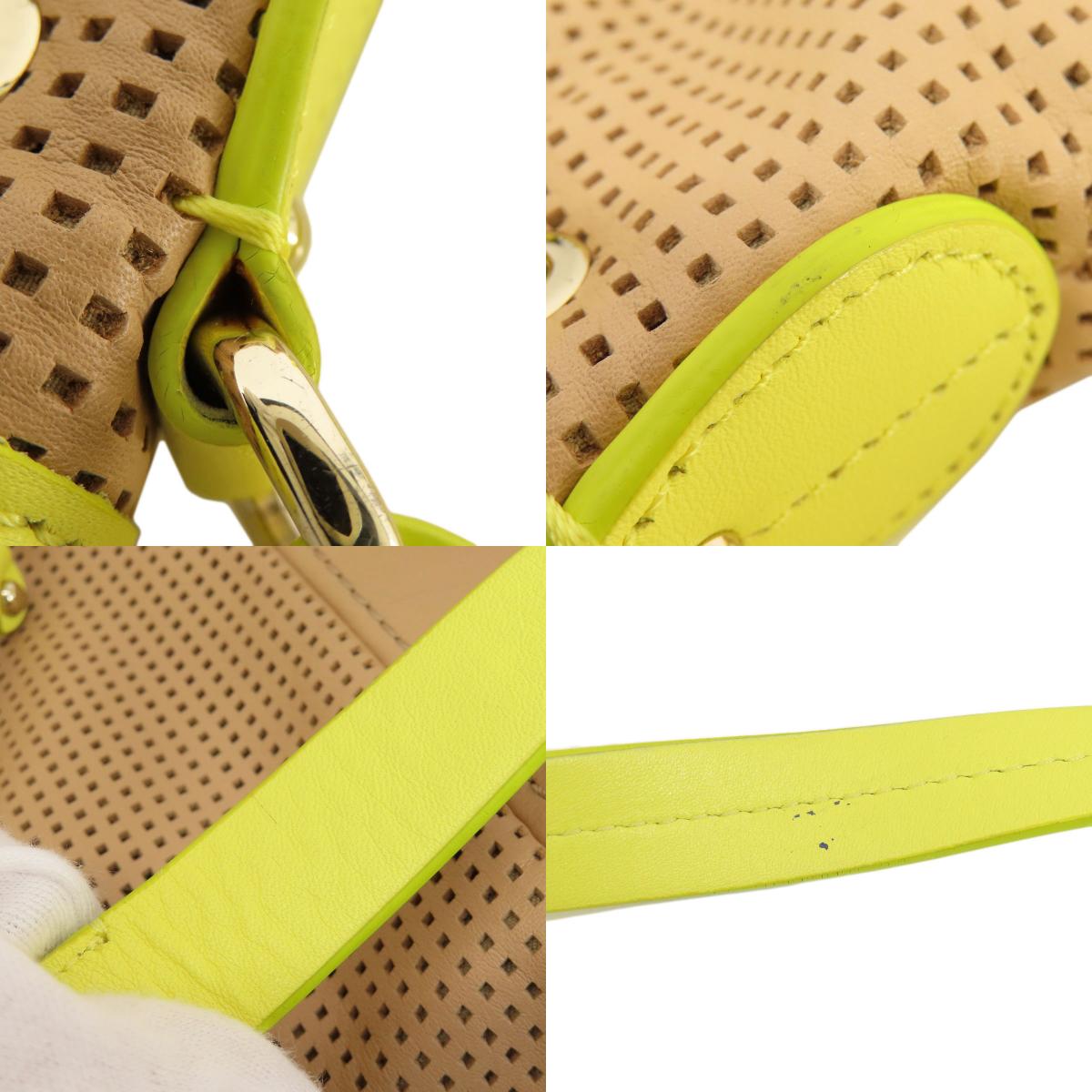 Cole Haan logo Shoulder Bag Leather Ladies [Used]