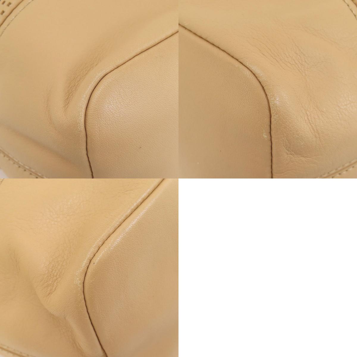 Cole Haan logo Shoulder Bag Leather Ladies [Used]