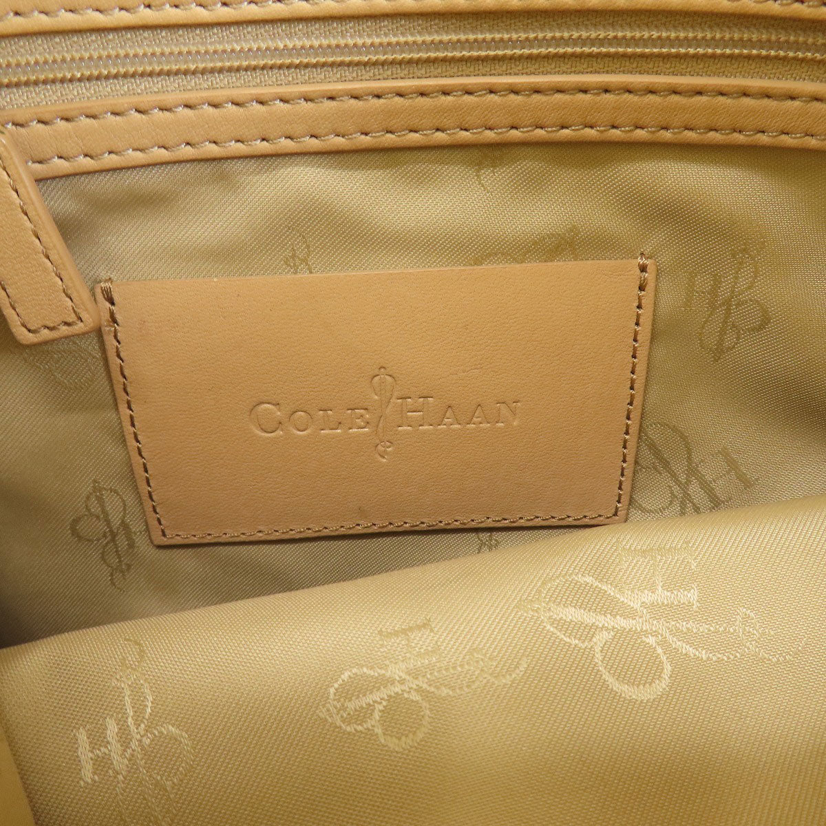 Cole Haan logo Shoulder Bag Leather Ladies [Used]