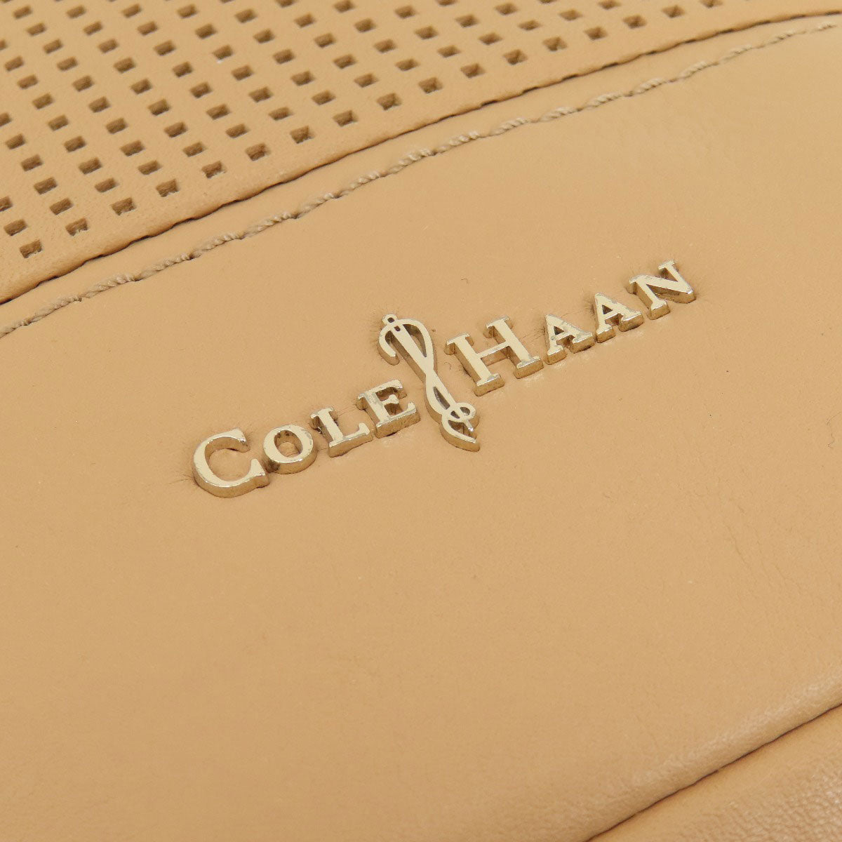 Cole Haan logo Shoulder Bag Leather Ladies [Used]