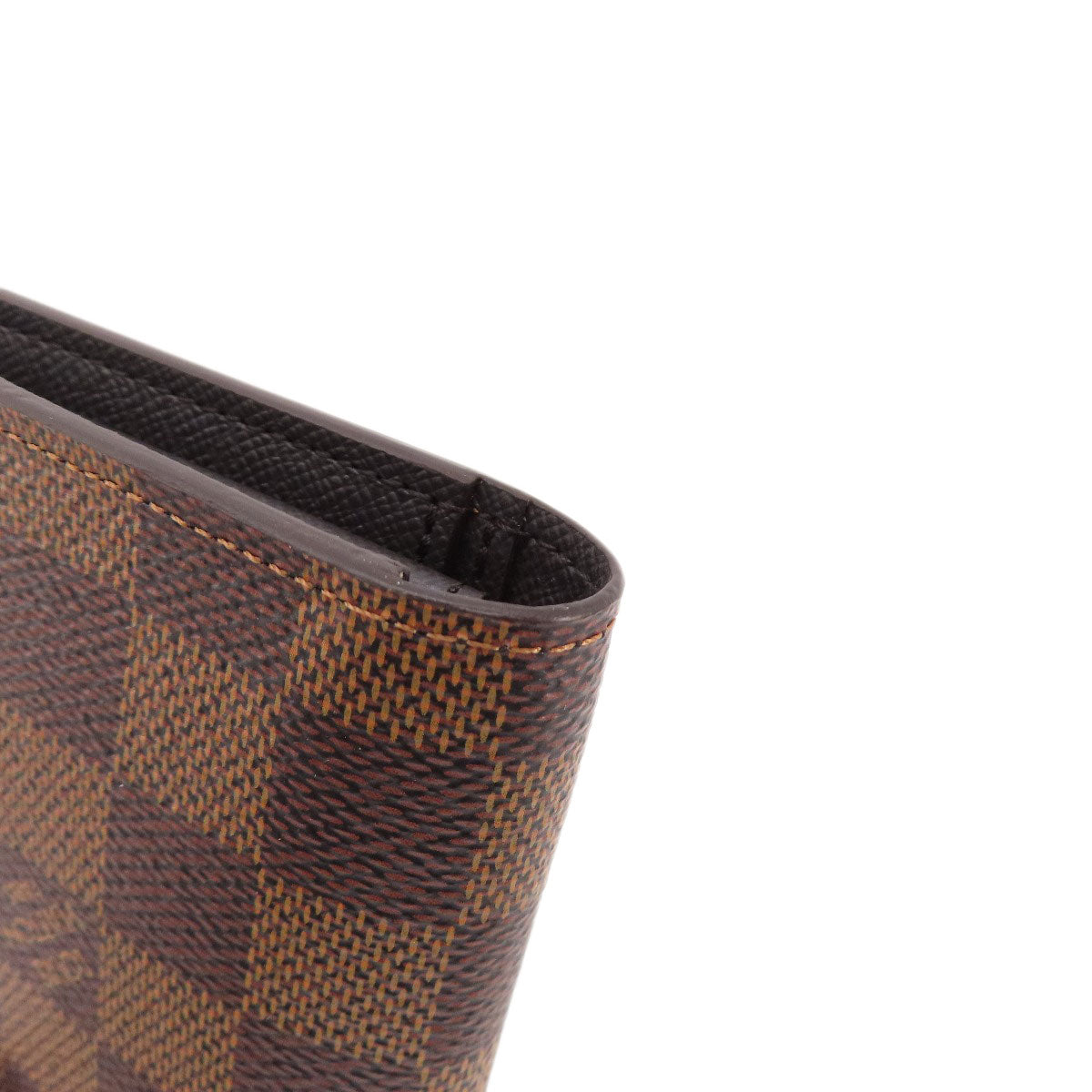 LOUIS VUITTON  N60017 Long wallet (with coin pocket) Portefeiulle Braza Damier Ebene Damier canvas Ladies