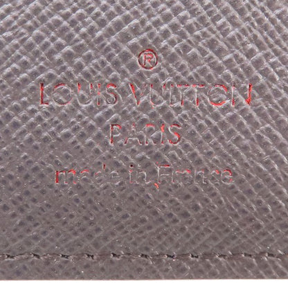 LOUIS VUITTON  N60017 Long wallet (with coin pocket) Portefeiulle Braza Damier Ebene Damier canvas Ladies