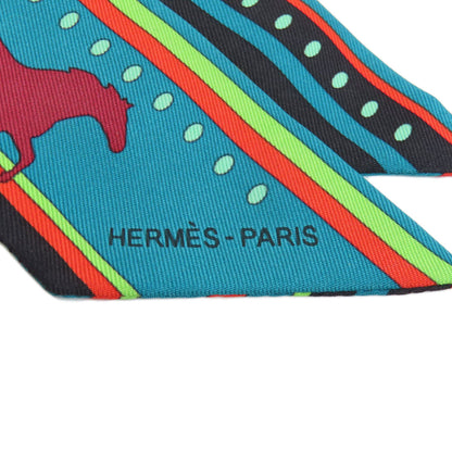 HERMES   Scarf Twilly Silk Ladies