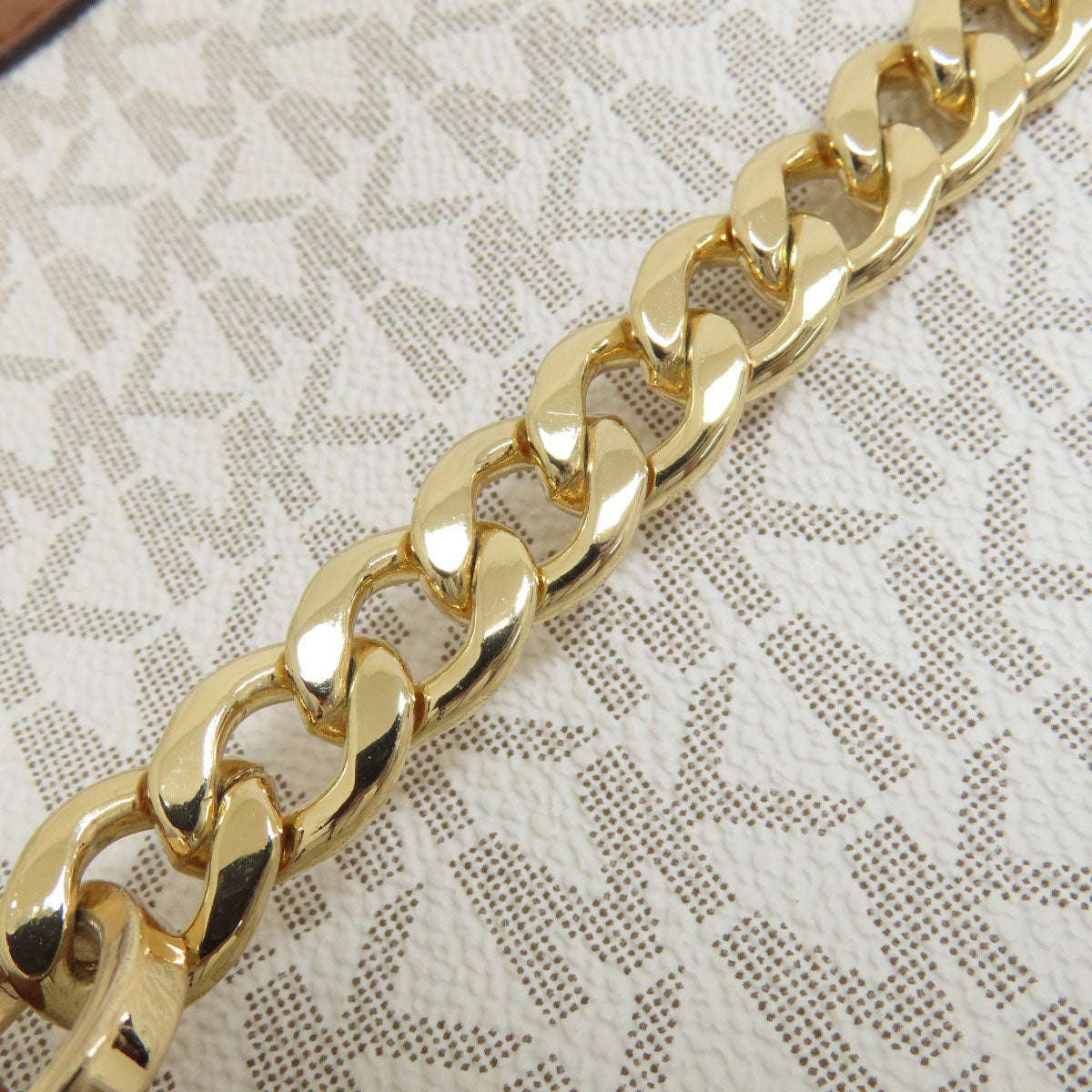 Michael Kors MK signature Shoulder Bag PVC Ladies [Used]