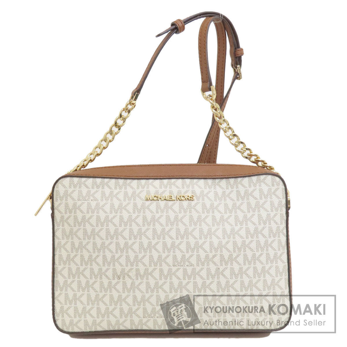 Michael Kors MK signature Shoulder Bag PVC Ladies [Used]