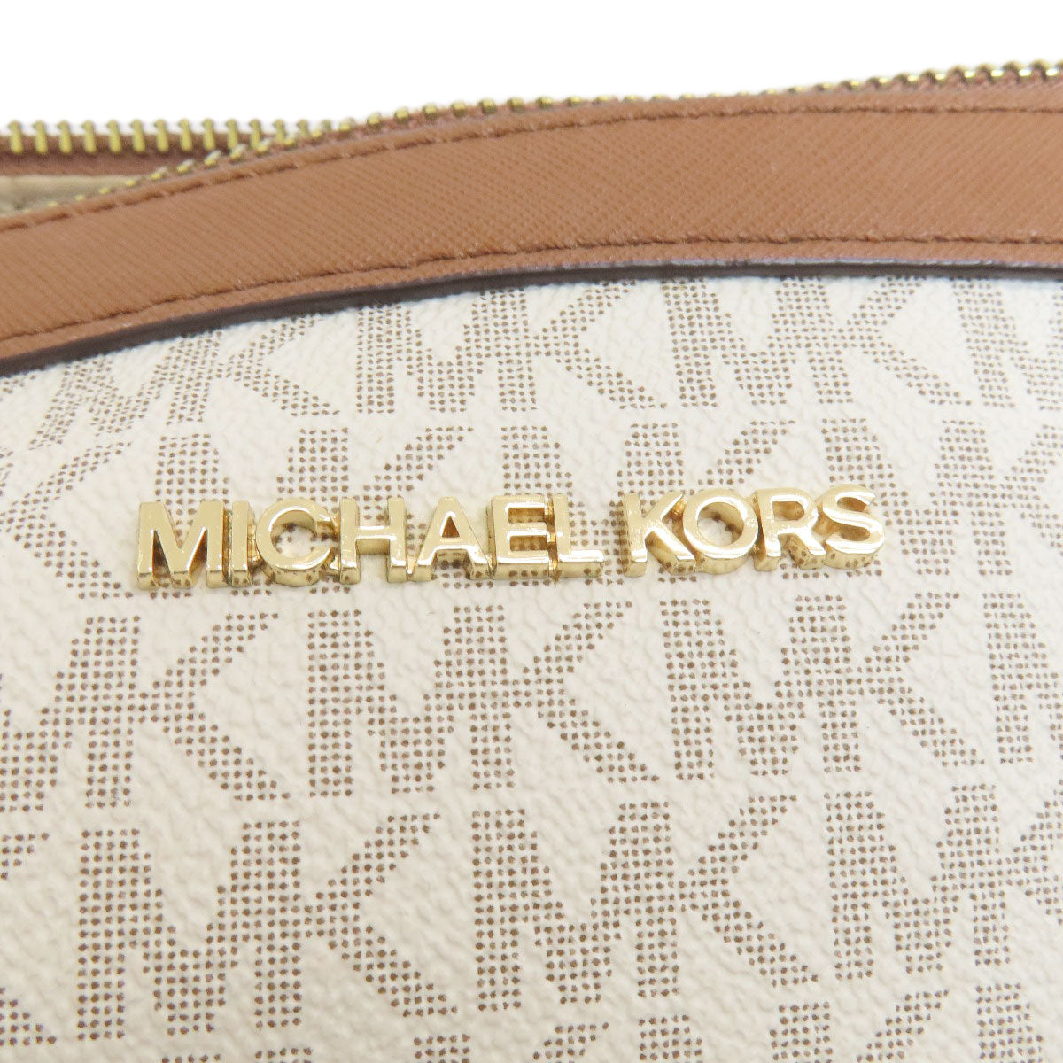Michael Kors MK signature Shoulder Bag PVC Ladies [Used]