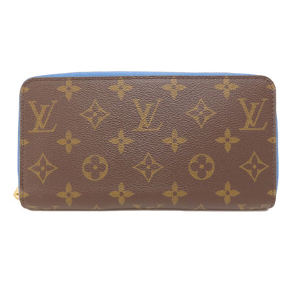 LOUIS VUITTON M63894 Zippy Wallet Monogram Blue Jean Long wallet (with coin pocket) Monogram canvas Ladies [Used]
