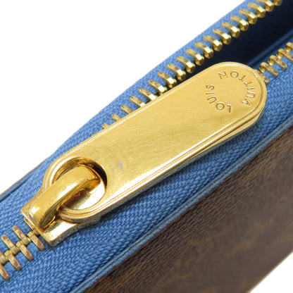 LOUIS VUITTON  M63894 Long wallet (with coin pocket) Zippy Wallet Monogram Blue Jean Monogram canvas Ladies