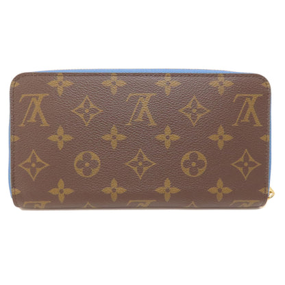 LOUIS VUITTON M63894 Zippy Wallet Monogram Blue Jean Long wallet (with coin pocket) Monogram canvas Ladies [Used]