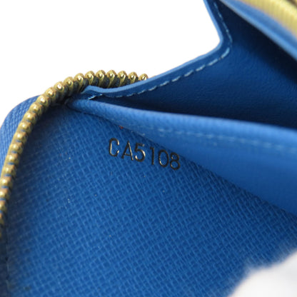 LOUIS VUITTON M63894 Zippy Wallet Monogram Blue Jean Long wallet (with coin pocket) Monogram canvas Ladies [Used]