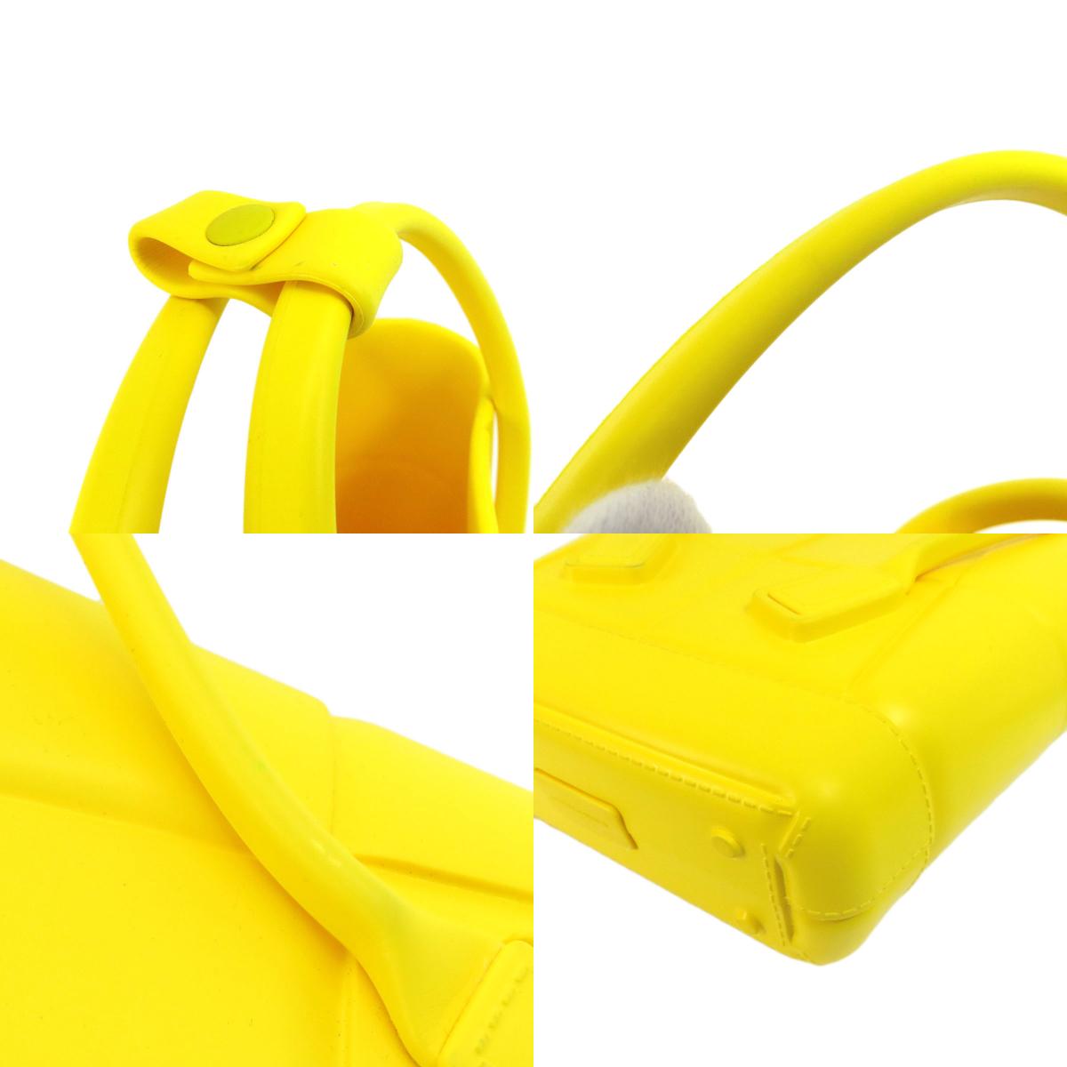 BOTTEGA VENETA arco rubber tote Handbag Rubber Ladies [Used]