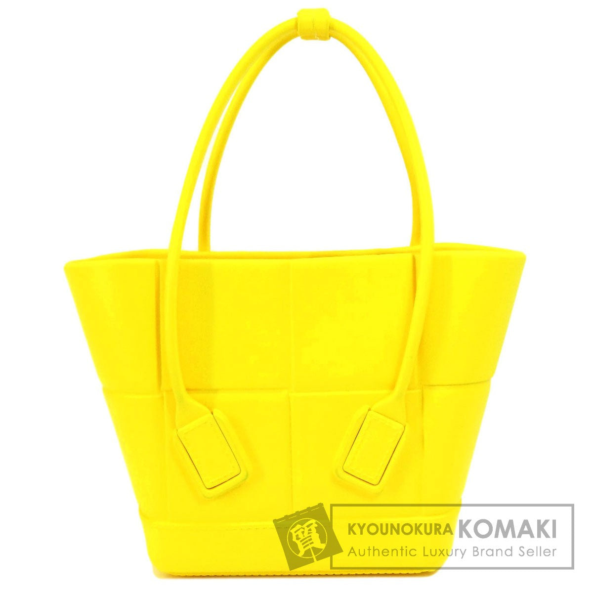 BOTTEGA VENETA arco rubber tote Handbag Rubber Ladies [Used]