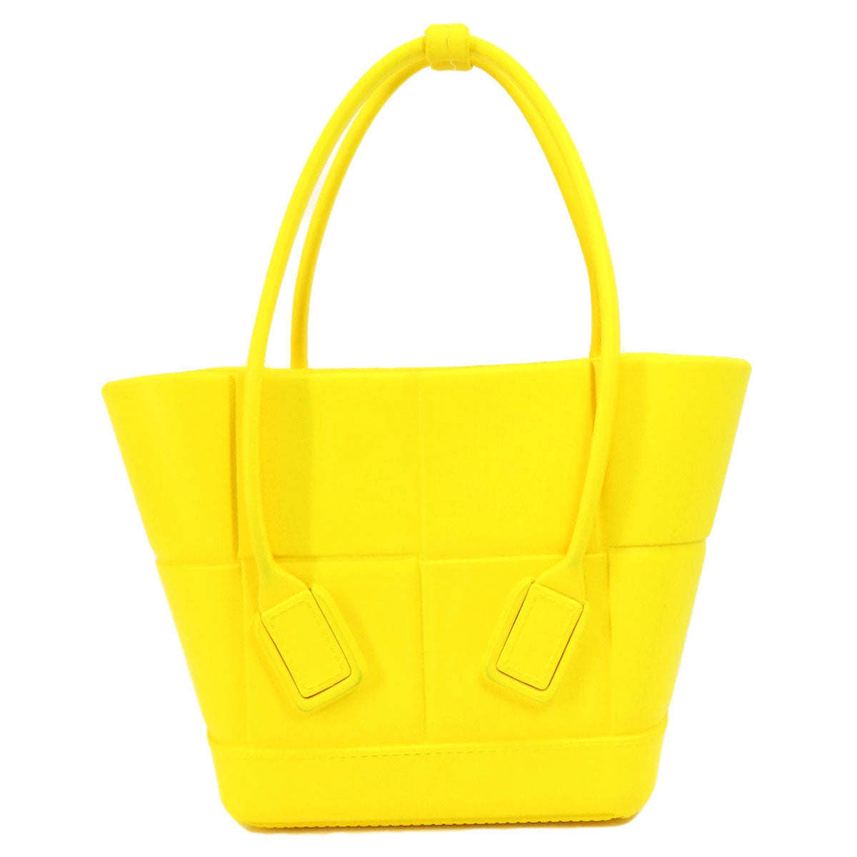 BOTTEGA VENETA arco rubber tote Handbag Rubber Ladies [Used]