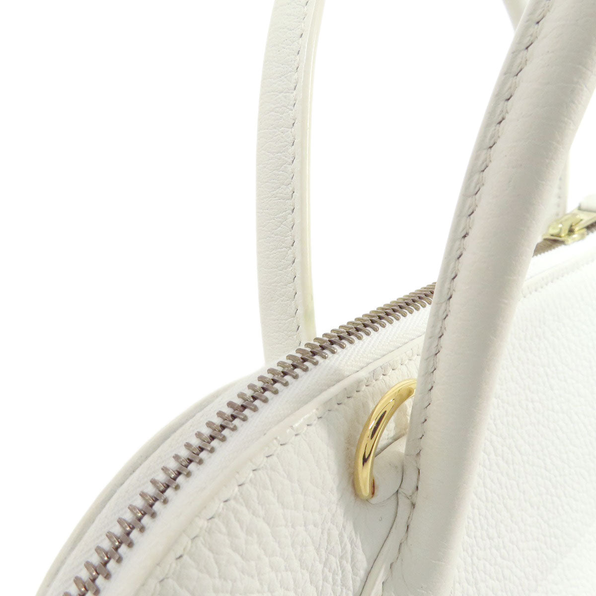 HERMES   Handbag Bolide31 White GoldHardware Taurillon Clemence Ladies