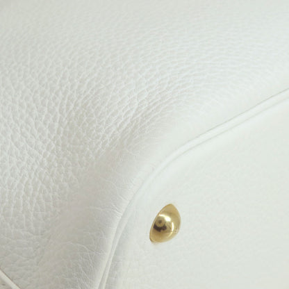 HERMES   Handbag Bolide31 White GoldHardware Taurillon Clemence Ladies