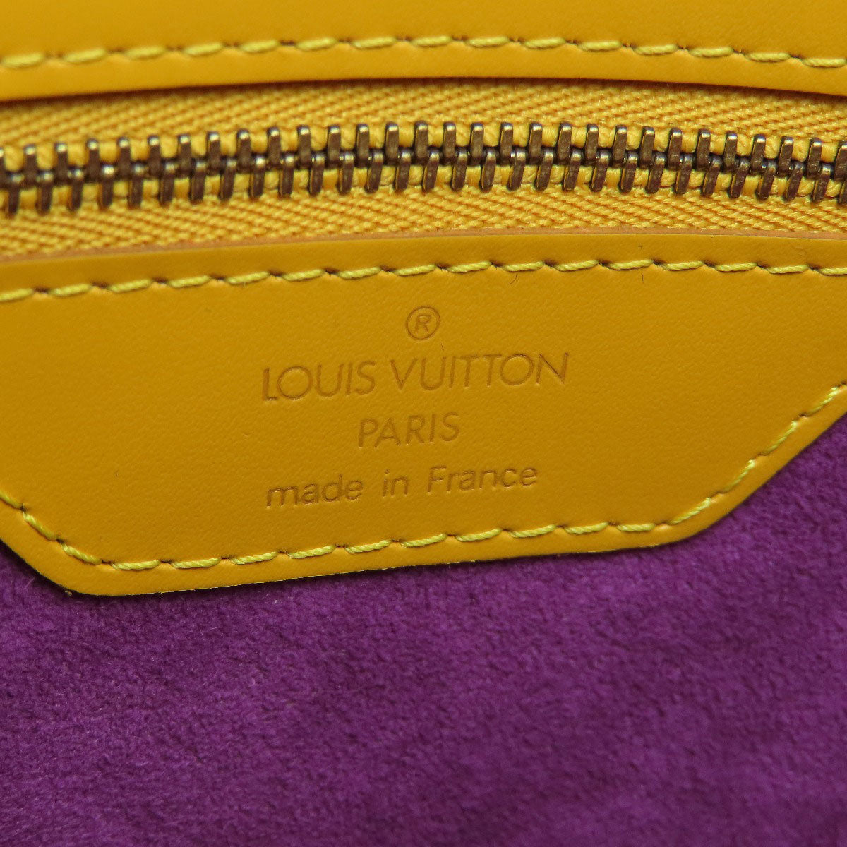 LOUIS VUITTON  M52269 Tote Bag Saint Jacques Shopping Tassili Yellow Epi Leather Ladies